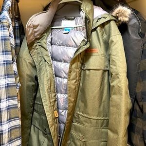 Columbia Olive Down Jacket